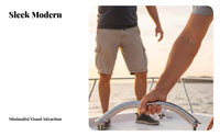 Boat Handrail Boat Grab Handle Stainless Steel Handrail Rustproof Boat Safety Grab Bar Sturdy Duty