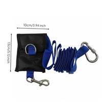 Scuba Diving Tethers Stainless Steel Scuba Lanyard Carabiner Buckle Underwater Equipment