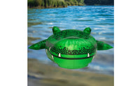 Realistic Inflatable Crocodile Pool Lounger Friendly Inflatable Crocodile with Handles Heavy-Duty Pool Toy with Handles Safe for Lake