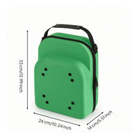 Baseball Cap Case Hard Shell Hat Case with Shoulder Strap Anti Deformation Hat Storage Bag for Journeyers, Collectors, Commuting