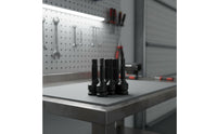 7 Pieces 3/8 Drive Metric Hex Piece Set Single-Piece Construction 3/8 Inch Drive Hex Socket Set Power Tool Accessory