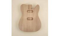 Ready to Paint Unfinished Electric Guitar Body Double Humbucker Route Hardwood Guitar Body Pre-Drilled Sanded Polished for Luthiers, Custom Projects
