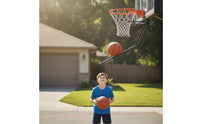 Basketball Rebounder Attachment Curved Basketball Return Attachment Jam-Unobstructed Long-Lasting for Driveway, Backyard