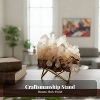Crystal Sphere Holder Stable Base Display Stand Elevated Design for Bedroom