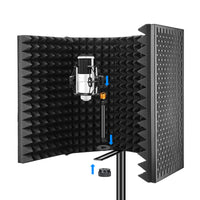 Microphone Isolation Shield Soundproof Panel for Condenser Microphone