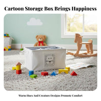 Foldable Drawstring Box Foldable household design Organization With Handles