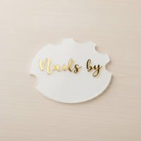 Acrylic Nail Display Board Photo-Ready Nail Display Plaque Glossy Professional for Manicurists, Social Media Styling
