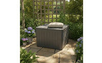 Weather-Resistant Outdoor Storage Box Waterproof Patio Storage Box Hinged Furniture Hard-Sided for Yard, Terrace, Balcony
