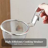 Hot Pot Skimmer Spoon Fine Mesh Stainless Steel Food Strainer Easy to Clean Skimmer Ladle