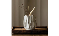 Tabletop Vase Matte Sculptural Vase Textured Flower Holder for Decorators, Simplicity Seekers