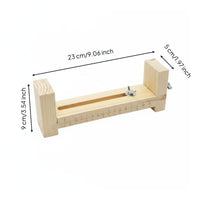 Easy to Use Wood Bracelet Loom Clamp Design DIY Bracelet Braiding Stand Polished Surface Cord Weaving Frame