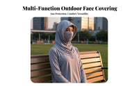 Cycling Sun Hood Protection Balaclava Face Cover Hooded Face Cover Moisture-Wicking Full Coverage Sun Cover Lightweight