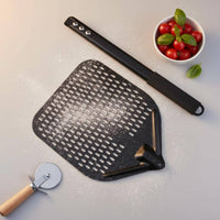Aluminum Pizza Paddle High Temperature Resistant Long Handle Pizza Paddle Peel for Home Cooks, Restaurant