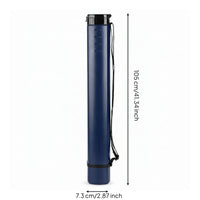 Telescopic Art Tube Telescoping Poster Tube with Strap Extendable Water-Resistant for Artists, Travel, Commuting