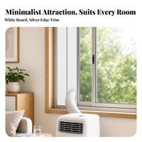 4 Pieces PVC Portable Air Conditioning Exhaust Panel Smooth Surface Portable Air Conditioning Window Kit Easy to Install Home Cooling Part Tool No-Cost