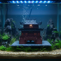 Ancient Chinese Building Reproduction Traditional Design Chinese Design Pavilion Model Detailed Craftsmanship fishes Tank Pagoda Decoration