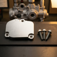 Timing Chain Tensioner Cover Plate Billet Aluminum Tensioner Cover Plate with Screws Engine Part Accurate-Fit Machined