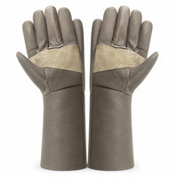 Thornproof Work Gloves with Reinforced Palm Flexible Cowhide Gloves Long-Lasting Comfortable for Gardeners