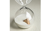 Decorative 60-Minute Hourglass Elegant Hourglass with Wooden House Large Sandglass Modern for Reading