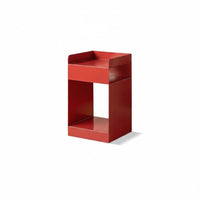 Minimalist Design Bedside Storage Table Multi-Functional Mobile Storage Cube With casters Nightstand Locking Casters for Apartment Dwellers, homeowners, Students, Living Room, Bedroom, Small areas, Office
