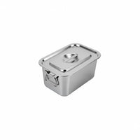 Stainless Steel Ice Bucket Multi-Use Square Ice Bucket Household Container for Barbecue