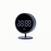 A and C-Powered Digital Alarm Clock Slim Digital Clock with Stand Easy to Read Minimalist for Students, Nightstand