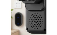 Long Range Self-Powered Wireless Entry Chime Adjustable Volume Kinetic Wireless Entry Chime 38 Chimes Battery-Maintenance-Free Door Chime for Elderly, Outdoor, Office