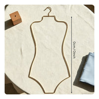 Lingerie Hanger Metal Bodysuit Display Rack Minimalist Style Retail Fixture for Closet