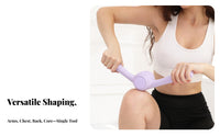 Shoulder and Spine Toner Ergonomic Grips Multifunctional Grip Exerciser V-Shaped Chest Stretcher Anti-Slip Handles for Women