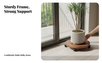 Rolling Plant platform With casters Rolling Plant stand substantial Duty for Indoors, Home