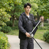 Grass Trimmer Harness with Side Pad Heavy-Duty Brush Eater Harness Lawn Mower Shoulder Strap Comfortable Universal