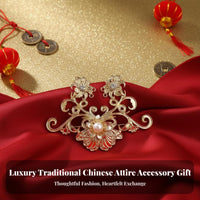 Chinese Traditional Headpiece Festive Chinese Traditional Hair Crown Chinese Traditional Hair Crown All-Match Tang Design Tiara