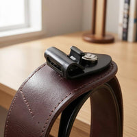 Black Metal Guitar Strap Lock Buckle Stitched Pad Bass Strap Lock Buckle Leather-Like Instrument Gear Woven Cord