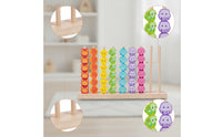 Sorting and Stacking Toy Ocean-Themed Wooden Stacking Toy Hand-Eye Coordination