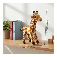 Soft and Cute Striped Horse Plushie Long-Lasting Stitching Striped Horse Stuffed Creature Clean Gently Clean Only for Nursery