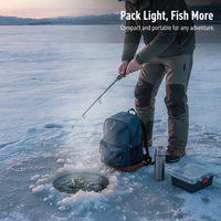Ice Fishing Rod Tip Winter Heavy Duty Solid Flat Rod Tip Soft Tail