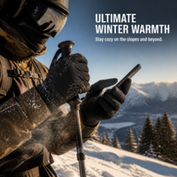 Outdoor Skiing Liner Gloves D8 Winter Cycling Windproof Non-slip Antibacterial Thermal Touchscreen Gloves