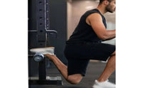 Split Squat Attachment Heavy-Duty Single Leg Squat Roller Sturdy Gym Accessory for Fitness Enthusiasts, Athletes, Weight Training