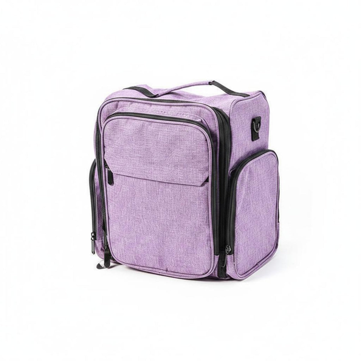 Large Capacity Manicure Tools Storage Bag Waterproof Manicure Kit Storage Bag Multi-Compartment Double Layer Nail Polish Organizer Adjustable Dividers