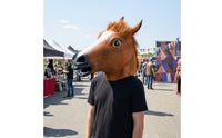 Horse Head Hood Realistic Horse Hood Cosplay Animal Hood for Adults, Cosplayers