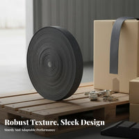 Heavy-Duty Flat Strapping Roll Wear-Resistant Strapping Roll Low Stretch Utility Strap Multi-Purpose for Logistics Workers, DIY Enthusiasts, Carquick-Release Transport, Towing, Warehouse, Home Use