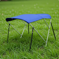 Waterproof Bimini Top 600D Oxford Cloth 4 Bow Bimini Top Protection Aluminum Frame Boat Canopy for Boaters, Fishermen, Yacht