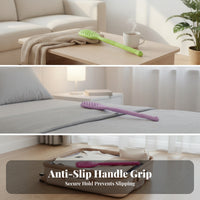 Long Handle Silicone Massage Scraper Ribbed Grip Perforated Massage Board