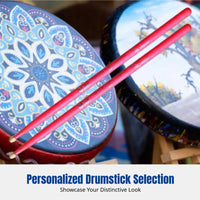 Spark Night Series Drumsticks, Professional Hickory, Kids, Electronic Drum, Walnut