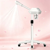 Height-Adjustable Facial Steamer with Stand Rolling Facial Steamer Long-Lasting Portable for Beauticians