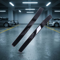 2 Pieces Slim Anti-Collision Mirror Strip Two-Piece Side Mirror Cover Strip Impact Absorbing Car Accessory