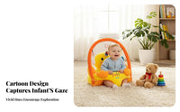 Anti-Fall Design creatureShaped Sit-up Coach Soft and Skin-Friendly creatureShaped Learning Chair Non-Slip Bottom Baby Seat 360 Degree Support for Infants, New Moms, Parents, Feeding Time, Nursery, Playtime, Living Room