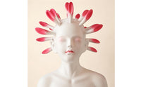 Resin Bust Statue White Female Bust Sculpture Resistant Resin Figurine for Indoor