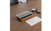 Double Coin Display Case Wood Finish Double Coin Presentation Box Visible Window