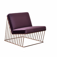 Continuous Line Armchair Modern Design Upholstered Armchair Minimalist design